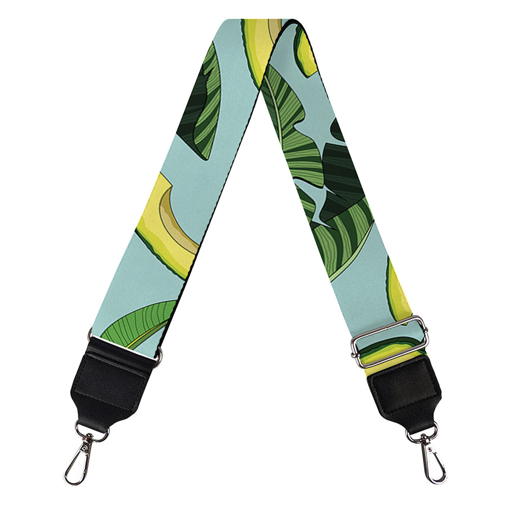 Banana Leaf Avocado Pattern Print Bag Strap