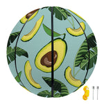 Banana Leaf Avocado Pattern Print Basketball