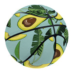 Banana Leaf Avocado Pattern Print Basketball