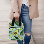Banana Leaf Avocado Pattern Print Bible Tote Bag