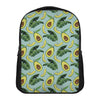 Banana Leaf Avocado Pattern Print Casual Backpack