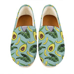 Banana Leaf Avocado Pattern Print Casual Shoes