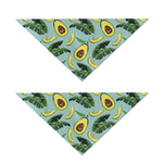 Banana Leaf Avocado Pattern Print Dog Bandana