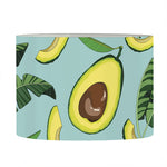 Banana Leaf Avocado Pattern Print Drum Lamp Shade