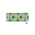 Banana Leaf Avocado Pattern Print Extended Mouse Pad