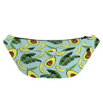 Banana Leaf Avocado Pattern Print Fanny Pack