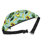 Banana Leaf Avocado Pattern Print Fanny Pack