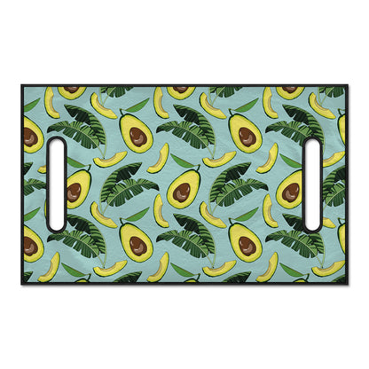 Banana Leaf Avocado Pattern Print Golf Cart Seat Cover