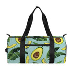Banana Leaf Avocado Pattern Print Gym Bag