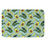 Banana Leaf Avocado Pattern Print Indoor Door Mat