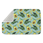 Banana Leaf Avocado Pattern Print Indoor Door Mat