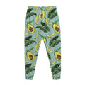 Banana Leaf Avocado Pattern Print Jogger Pants