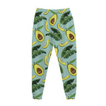 Banana Leaf Avocado Pattern Print Jogger Pants