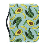 Banana Leaf Avocado Pattern Print Leather Bible Cover