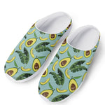 Banana Leaf Avocado Pattern Print Mesh Casual Shoes