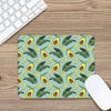 Banana Leaf Avocado Pattern Print Mouse Pad