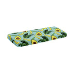 Banana Leaf Avocado Pattern Print Piano Keyboard Cover