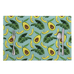 Banana Leaf Avocado Pattern Print Placemat