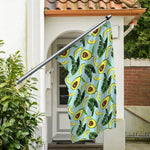 Banana Leaf Avocado Pattern Print Polyester Flag