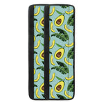 Banana Leaf Avocado Pattern Print Refrigerator Handle Covers