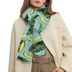 Banana Leaf Avocado Pattern Print Scarf