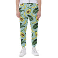 Banana Leaf Avocado Pattern Print Joggers