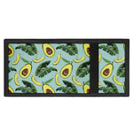 Banana Leaf Avocado Pattern Print Trifold Wallet