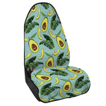 Banana Leaf Avocado Pattern Print Waterproof Car Seat Cover