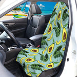 Banana Leaf Avocado Pattern Print Waterproof Car Seat Cover