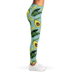 Banana Leaf Avocado Pattern Print Women's Leggings