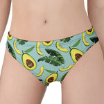 Banana Leaf Avocado Pattern Print Women's Panties