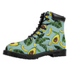 Banana Leaf Avocado Pattern Print Work Boots