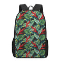 Banana Leaf Hawaiian Pattern Print 17 Inch Backpack