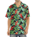 Banana Leaf Hawaiian Pattern Print Aloha Shirt