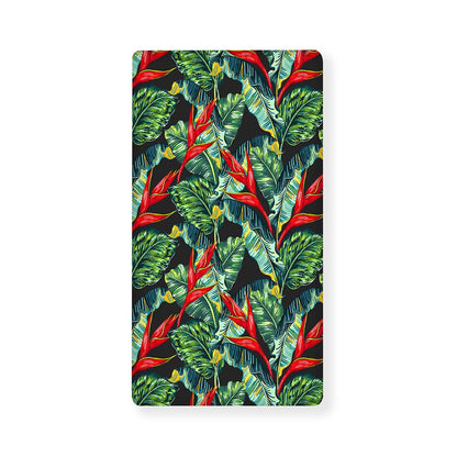 Banana Leaf Hawaiian Pattern Print Baby Crib Sheet