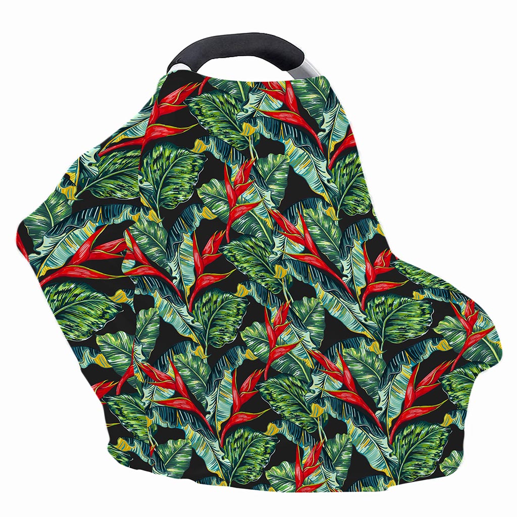 Banana Leaf Hawaiian Pattern Print Baby Seat Cover