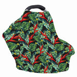 Banana Leaf Hawaiian Pattern Print Baby Seat Cover