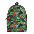 Banana Leaf Hawaiian Pattern Print School Backpack