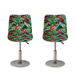 Banana Leaf Hawaiian Pattern Print Bar Stool Covers