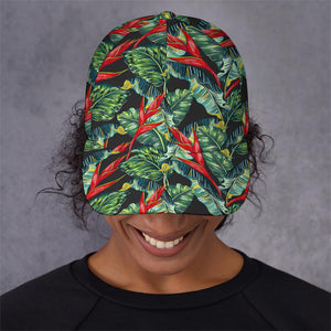 Banana Leaf Hawaiian Pattern Print Baseball Cap