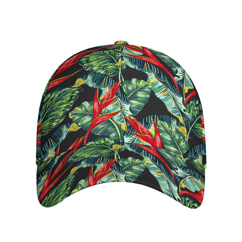 Banana Leaf Hawaiian Pattern Print Baseball Cap