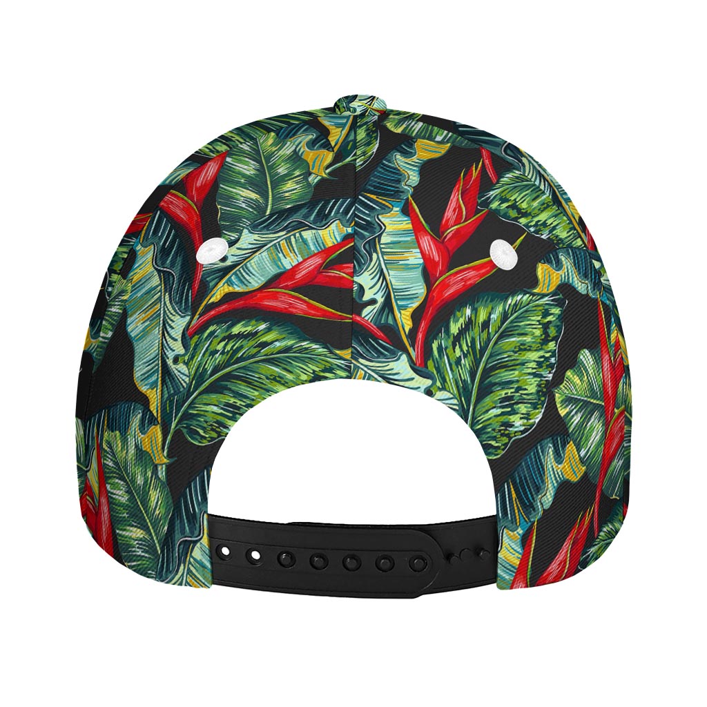 Banana Leaf Hawaiian Pattern Print Baseball Cap