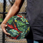 Banana Leaf Hawaiian Pattern Print Basketball