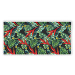 Banana Leaf Hawaiian Pattern Print Beach Towel