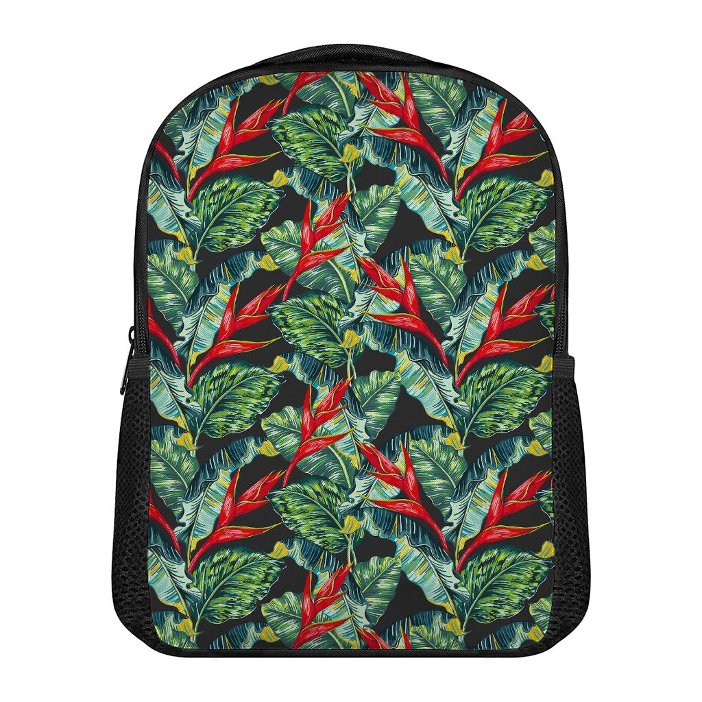 Banana Leaf Hawaiian Pattern Print Casual Backpack