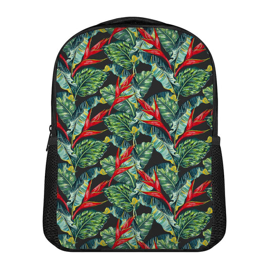 Banana Leaf Hawaiian Pattern Print Casual Backpack