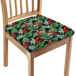 Banana Leaf Hawaiian Pattern Print Chair Cushion Cover