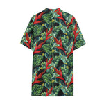 Banana Leaf Hawaiian Pattern Print Cotton Hawaiian Shirt