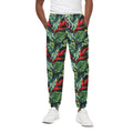 Banana Leaf Hawaiian Pattern Print Cotton Sweatpants