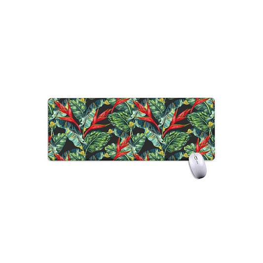 Banana Leaf Hawaiian Pattern Print Extended Mouse Pad